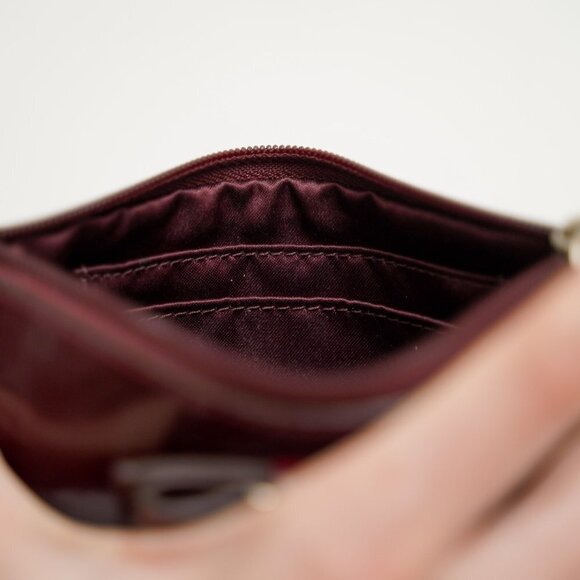 NWOT Coach "Darcy" Bow Wristlet In Color Sherry - Picture 6 of 12